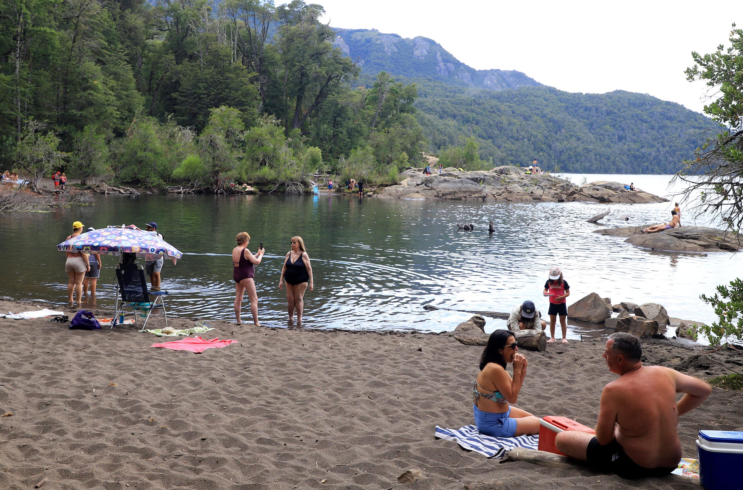 San martin de los andes, playa Yuco