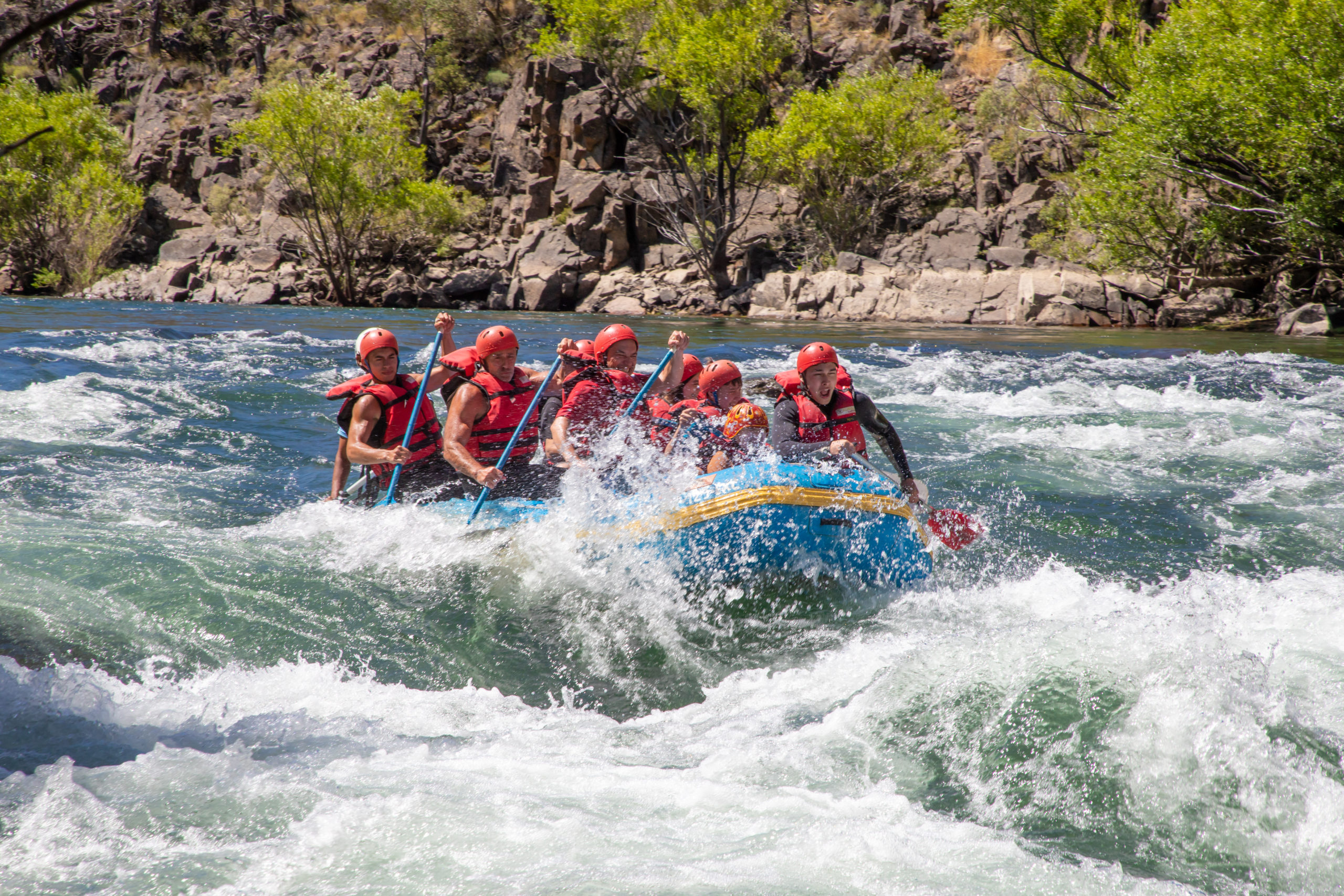 Rafting en rio alumine